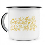 Caneca Esmaltada Amarela Little Bean 370ml