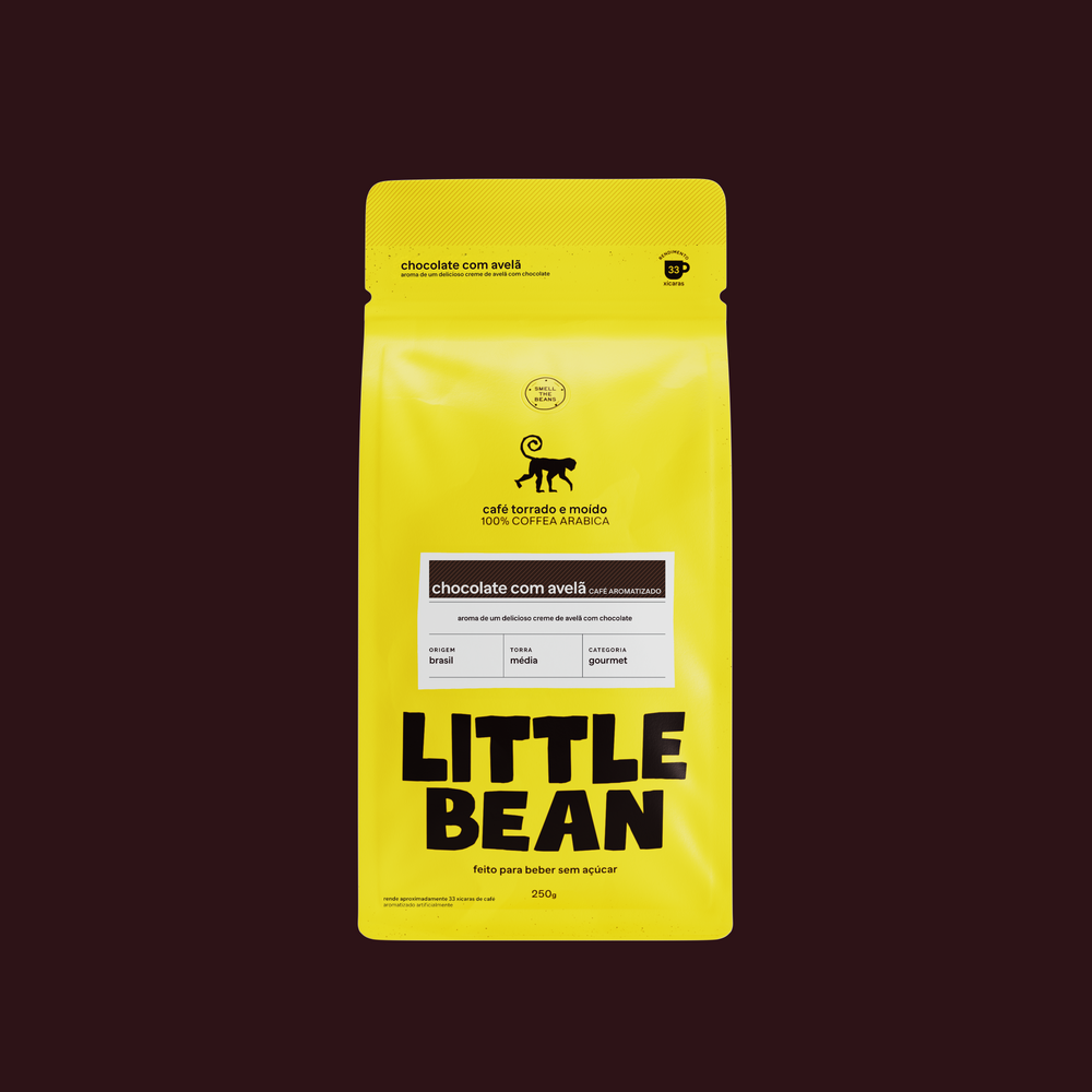 Little Bean Aromatizado Chocolate com Avelã 250g